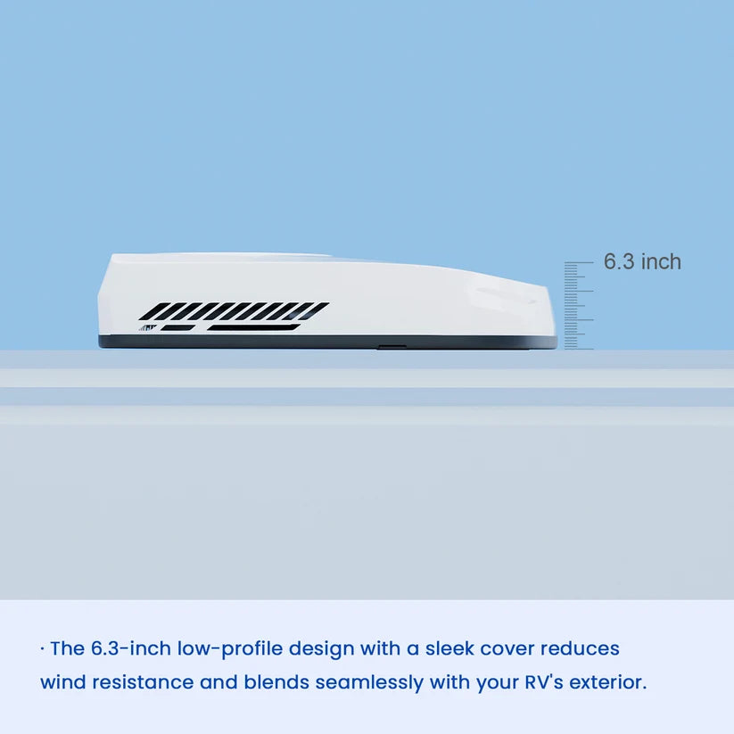 RV Air Conditioner, 12V 10000 BTU Top Mounted Heating and Cooling Parking Air Conditioner Set