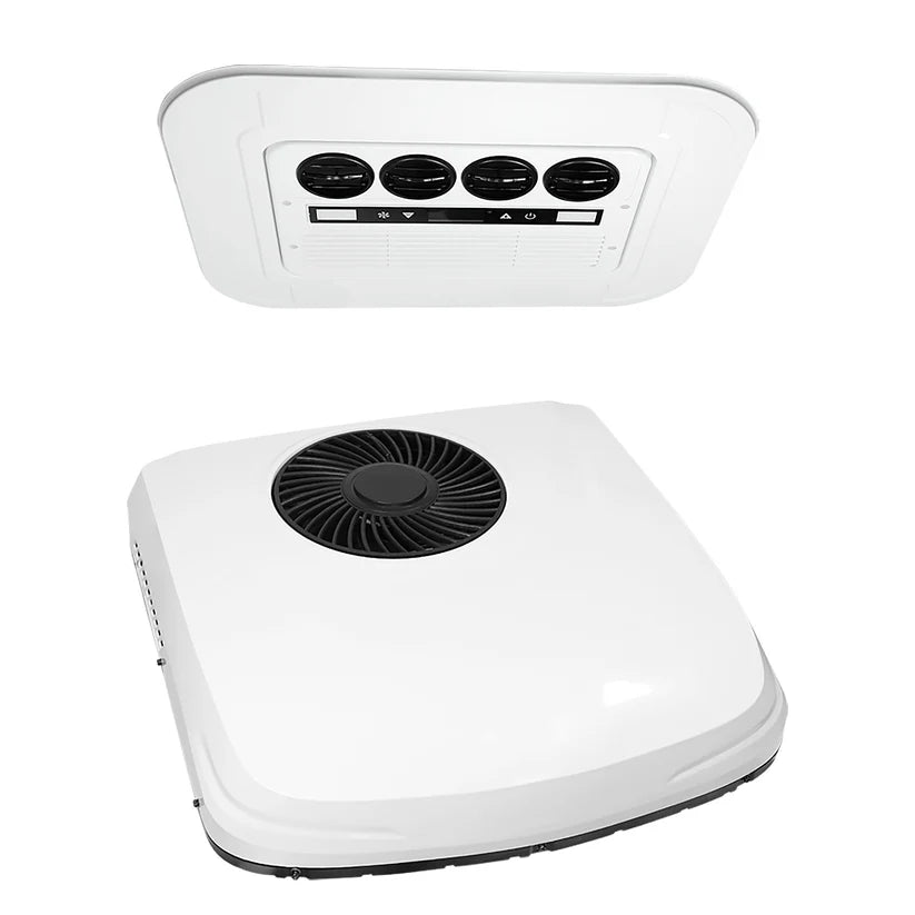 RV Air Conditioner, 12V 10000 BTU Top Mounted Heating and Cooling Parking Air Conditioner Set